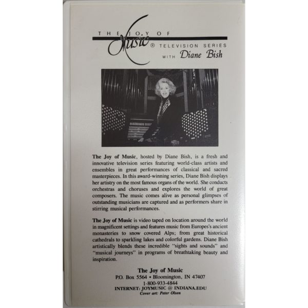 The Joy of Music TV Series Diane Bish - Favorite Hymns of Faith (VHS Tape)