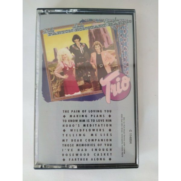 TRIO-- Dolly Parton, Linda Ronstadt, Emmylou Harris (Audio Music Cassette)