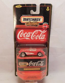 2000 Matchbox Collectibles Coca-Cola 1957 Corvette Convertible w/Santa on Hood