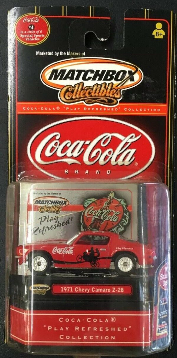 2000 Matchbox Collectibles Coca Cola 1971 Chevy Camaro Z-28/ Red/RARE