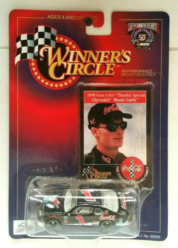 1998 Winners Circle NASCAR #1 Dale Earnhardt Jr Coca Cola Thunder Special Chevy Monte Carlo