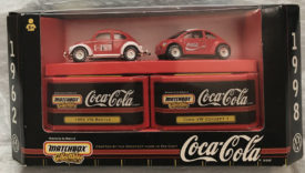 Matchbox Collectibles Coca Cola VW Volkswagen Beetle Bug 2 Car Set 1/64 Diecast