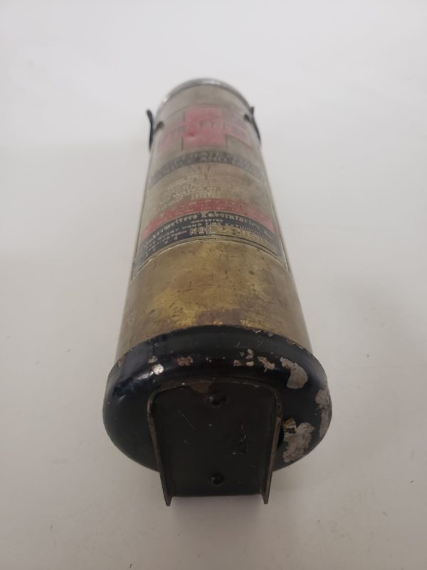 Vintage Circa 1920s-1930s 13" Brass Fyr-Fyter Fire Extinguisher Model A Empty