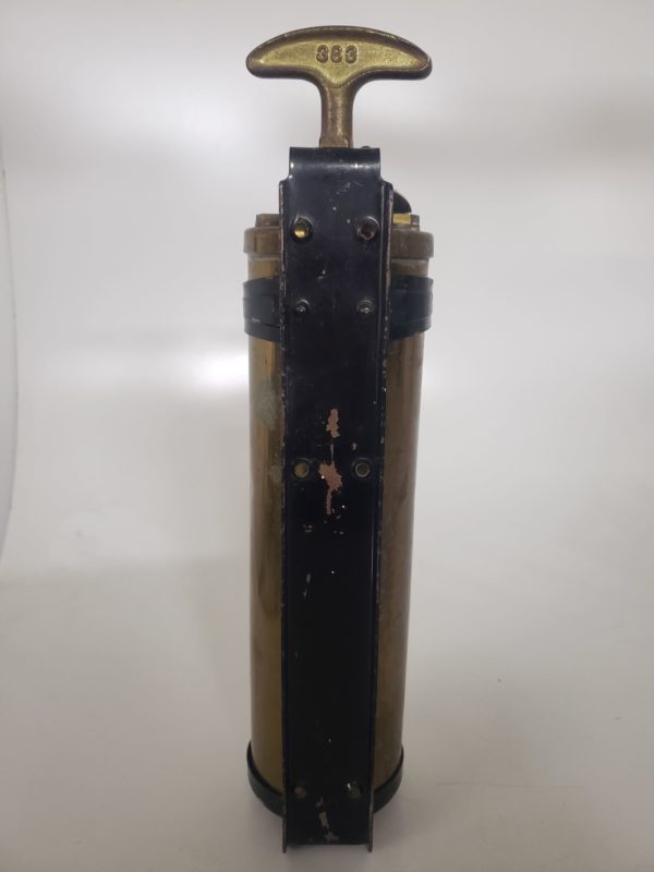 Vintage Circa 1920s-1930s 13" Brass Fyr-Fyter Fire Extinguisher Model A Empty