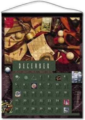Buffalo Games Calendar Vintage Golf Jigsaw Puzzle 680 Pieces
