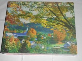 Vintage Golden Guild 1000 Piece Puzzle Fall in East Topsham