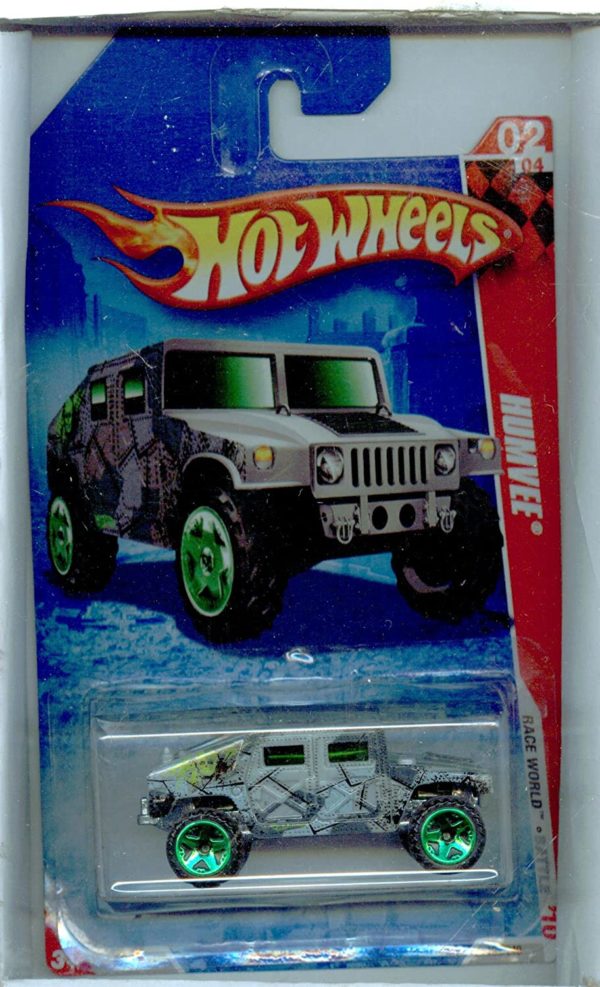 Hot Wheels 2010-198/240 Race World Battle 02/04 Humvee 1:64 Scale