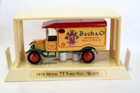 Models of Yesteryear Great Beers of the World Series: 1926 Model TT Ford Van Becks Brewery Truck 1:40 Scale