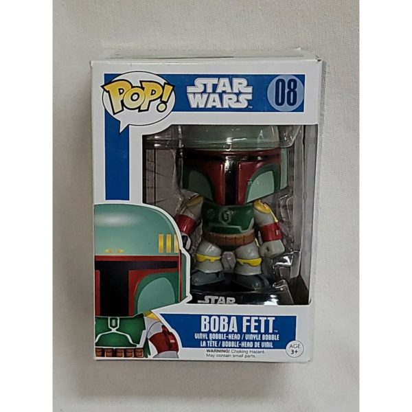 Funko Pop! Movie: Star Wars - Boba Fett Series 2 #08 Blue Box 2011 Vaulted Protector Case