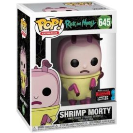Funko Pop! Rick and Morty Shrimp Morty 645 NYCC Shared Sticker Exclusive