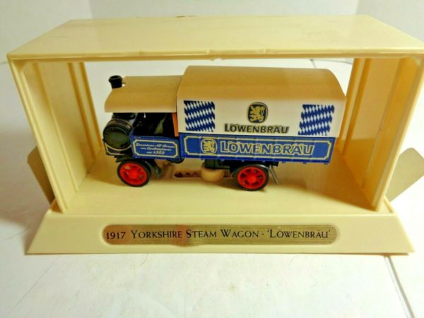 Matchbox 1917 Yorkshire Steam Wagon Lowenbrau Brewery Beer Truck 1:40 Scale Die Cast Car YGB12