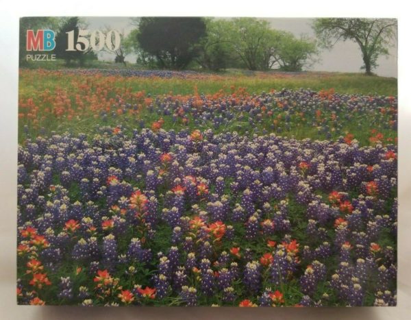 Vintage 1992 Milton Bradley York Hill Country, Texas 1500 Piece Jigsaw Puzzle 4335-19