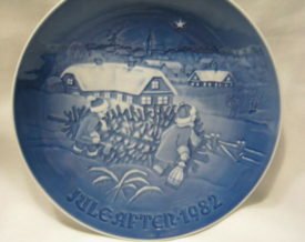 Bing & Grondahl 1982 Jule After The Christmas Tree Plate