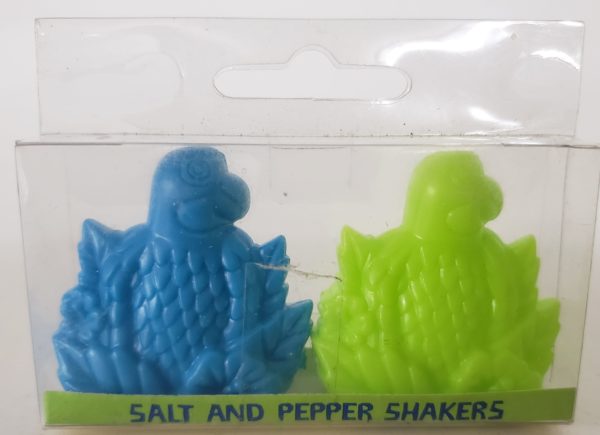 Amscan Blue & Green Luau Tropical Parrot Salt & Pepper Shakers